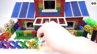 DIY - Build Aquarium House In Fish Tank Goldfish With Magnetic Balls (Satisfying) - Magnet Balls