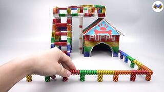 DIY - Build Amazing Puppy Dog House With Magnetic Balls (Satisfying) - Magnet Balls