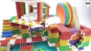 DIY - Build Amazing Hamster Riverside House With Magnetic Balls (Satisfying) - Magnet Balls