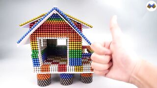 DIY - How To Build Amazing House For Hamster With Magnetic Balls Slime (Satisfying) - Magnet Balls