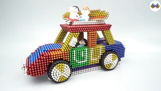 DIY - How To Build MINI Countryman Car From Magnetic Balls (Satisfaction) - Magnet Balls