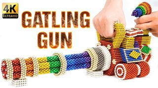DIY - How To Build Rainbow PUBG Gatling Gun With Magnetic Balls - 100% Satisfaction - Magnet Ballls.