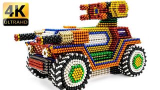 DIY - How To Make Amazing Rocket Truck With Magnetic Balls - 100% Satisfaction - Magnet Balls