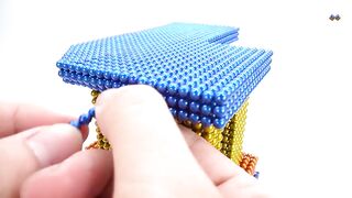 DIY - How To Make 3 Beautiful House With Magnetic Balls - ASMR 4K - Magnet Balls