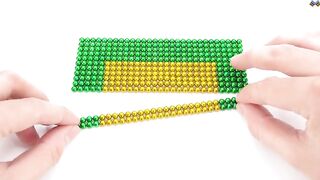 DIY - How To Make White House With Magnetic Balls - ASMR 4K - Magnet Balls
