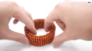 DIY - How To Make Rainbow PISA Leaning Tower With Magnetic Balls - ASMR 4K - Magnet Balls