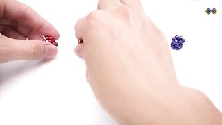 DIY - How To Make Beautiful Rainbow Tank With Magnetic Balls And Slime - ASMR 4K - Magnet Balls