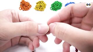 DIY - How To Make Rainbow Mexico Chichen Itza With Magnetic Balls - ASMR 4K - Magnet Balls