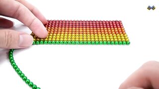 DIY - How To Make Rainbow Playground For Kids With Magnetic Balls - ASMR 4K - Magnet Balls