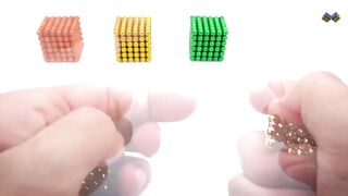 DIY - How To Make a Rainbow Truck With Magnetic Balls - ASMR 4K - Magnet Balls