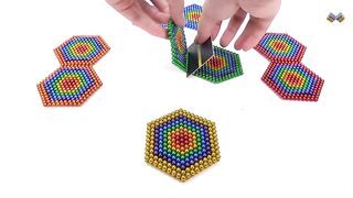 DIY - How To Make Rainbow Garage With Magnetic Balls and Slime - OddBods - Magnet Balls 4K