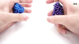 MUST WATCH - DIY - How To Build A Rainbow Police Car With Magnetic Balls | Magnet Balls | ASMR 4K