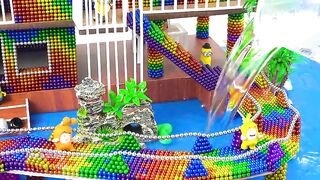 DIY - Build Resort House on the Lake For Hamster From Magnetic Balls | Satisfying Relaxing Video