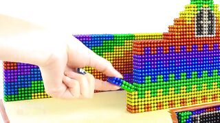 ASMR Satisfying with Magnetic Balls | Build Beautiful Classic Garden House For Hamster From Magnets