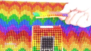 DIY - How To Make Beautiful Rainbow House With Pool For Hamster, Turtle From Magnetic Balls (ASMR)