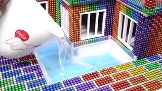 DIY - How To Build Mega Villa House Has Pool For Fish With Magnetic Balls (Satisfying ASMR)
