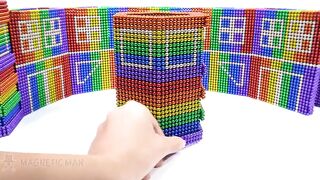 DIY - How To Build Beautiful Mansion from Magnetic Balls Satisfaction 100% | Magnetic Man 4K