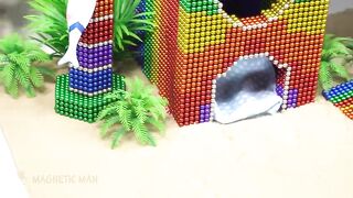 DIY - How To Make Beautiful House for Cat with Magnetic Balls (Satisfying Video) | MM 4K ASMR
