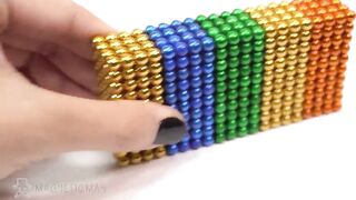 Building The Most Modern Living Room, Kitchen and Swimming Pool with Magnetic Balls | MM 4K ASMR