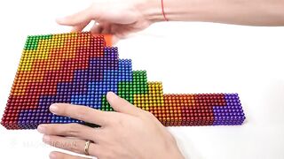 DIY - How To Build Water Slide Playground from Magnetic Balls (Satisfying and relax) | MM 4K ASMR