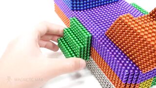 DIY - How To Make Grapple Bucket Tractor with Magnetic Balls (Magnets Satisfying) | MM 4K ASMR