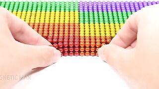 DIY - How To Make Flying Bus In The Future from Magnetic Balls (Magnets Satisfying) | MM 4K ASMR