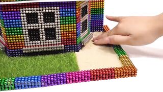 Most Creative - How To Build Disney Pixar's Up House from Magnetic Balls (Satisfying) | MM 4K ASMR