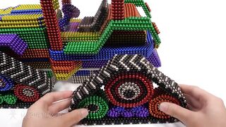 DIY - How To Make Giant Crawler Tractor From Magnetic Balls ( Satisfying ASMR ) | Magnetic Man 4K