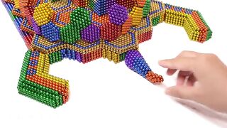 DIY - How To Build House Upon Sea Turtle's Back From Magnetic Balls (Satisfying Videos) | MM 4K ASMR