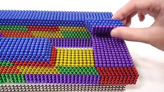 DIY - How To Make Military Truck From Magnetic Balls (Satisfying) | MM 4K ASMR