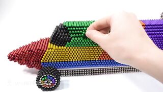 DIY - How To Make the only LIMO-JET in the World from Magnetic Balls (Satisfying) | Magnetic Man 4K