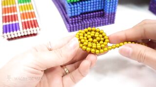 DIY - How To Build House For Lucky Dog  from Magnetic Balls (Satisfying ASMR) | Magnetic Man 4K