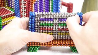 DIY - How To Build Beautiful House from Magnetic Balls (ASMR Satisfying) | Magnetic Man 4K