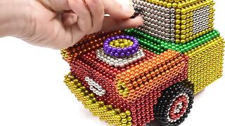 DIY - How To Make Cars Tow Mater from Magnetic Balls (ASMR Satisfying) | Magnetic Man 4K