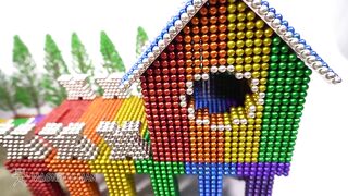ASMR - DIY How To Build House for Hamster with Magnetic Balls Satisfaction 100% | Magnetic Man 4K
