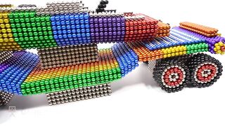 DIY - How To Make Truck Transport Speedboat from Magnetic Balls (Magnets ASMR) | Magnetic Man 4K