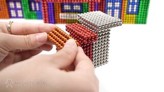 DIY - Building Most Beautiful House with Magnetic Balls, Slime (ASMR Satisfying) | Magnetic Man 4K