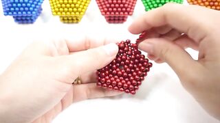 ASMR - DIY How To Make Ball Of Thorns with Magnetic Balls (Magnets ART) | Magnetic Man 4K