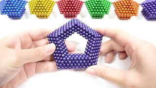 ASMR - DIY How To Make Ball Of Thorns with Magnetic Balls (Magnets ART) | Magnetic Man 4K