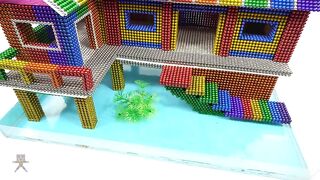 DIY - How To Build Amazing Aquarium House from Magnetic Balls (ASMR) | Magnetic Man 4K