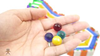 DIY - How To Make Amazing Marble Race Game from Magnetic Balls (ASMR) | Magnetic Man 4K
