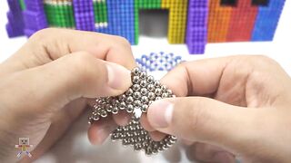 DIY - How To Build Farmhouse Windmill from Magnetic Balls (Satisfying and relax) | Magnetic Man 4K
