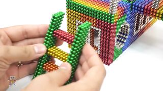 DIY How To Build Slide Playground Hamster House from Magnetic Balls (ASMR) | Magnetic Man 4K