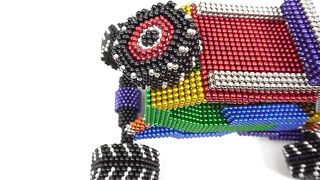 DIY - How To Make Terrain Car with Magnetic Balls (Magnet ASMR) | Magnetic Man 4K