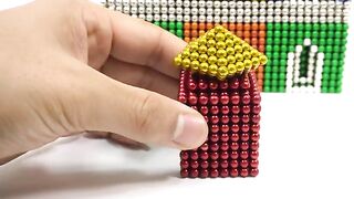 DIY - How To Build Notre Dame Cathedral Paris with Magnetic Balls (ASMR) | Magnetic Man 4K