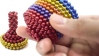 DIY - How To Make Wine Glasses and Wine Bottle with Magnetic Balls (ASMR) | Magnetic Man 4K