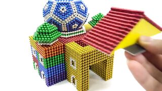 DIY - How To Build Vatican City with Magnetic Balls Satisfaction 100% (ASMR) | Magnetic Man 4K