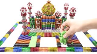 DIY - How To Make Taj Mahal with Magnetic Balls Satisfaction 100% (ASMR - Part 2) | Magnetic Man 4K