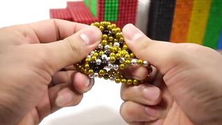ASMR and How To Make Truck Container with 35000 Mini Magnetic Balls | Magnetic Man 4K