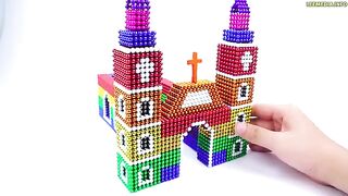 DIY - How To Build Cathedral from Magnetic Balls (Satisfaction) Magnet Creative